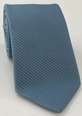 Slate Blue Grosgrain Silk Tie GGRT-10